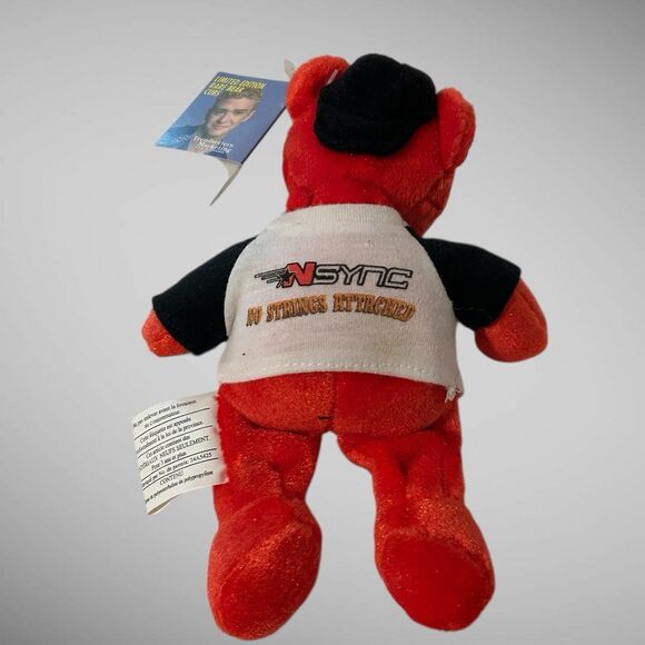 Vintage Justin Timberlake NSYNC  Limited Edition 7” Collectible Plush Bear Cub - Picture 8 of 16